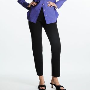 COS Slim-Fit Scuba Ankle Leggings